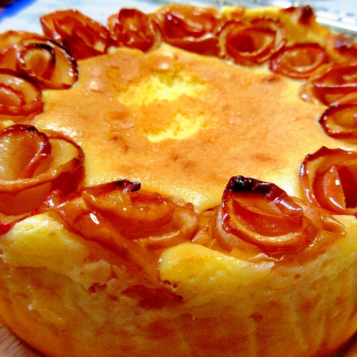りんごの薔薇をのっけたチーズケーキ レシピ 作り方 By Miashimatora 楽天レシピ りんごの薔薇をのっけたチーズケーキ レシピ 作り方 By Miashimatora 楽天レシピ